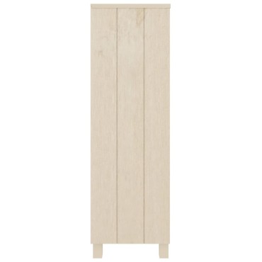 vidaXL Βιβλιοθήκη HAMAR Καφέ Μελί 85x35x112cm Μασίφ Ξύλο Πεύκου 1 τεμ.