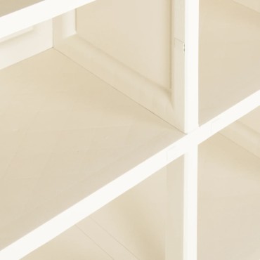 vidaXL Πλαστικό Ντουλάπι Angora Λευκό 79x43x125cm με Σχέδιο Ξύλου 1 τεμ.