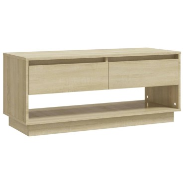 vidaXL Έπιπλο Τηλεόρασης Sonoma Δρυς 102x41x44cm Επεξ. Ξύλο