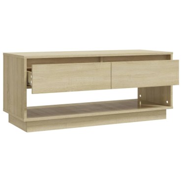 vidaXL Έπιπλο Τηλεόρασης Sonoma Δρυς 102x41x44cm Επεξ. Ξύλο