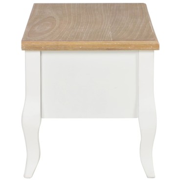 vidaXL Έπιπλο Τηλεόρασης Λευκό 100x35x35cm Ξύλινο