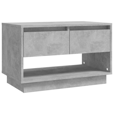 vidaXL Έπιπλο Τηλεόρασης Γκρι Σκυρ. 70x41x44cm Επεξ. Ξύλο