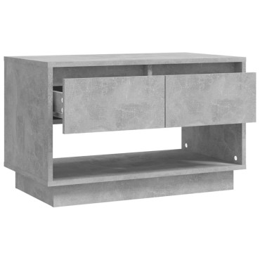 vidaXL Έπιπλο Τηλεόρασης Γκρι Σκυρ. 70x41x44cm Επεξ. Ξύλο