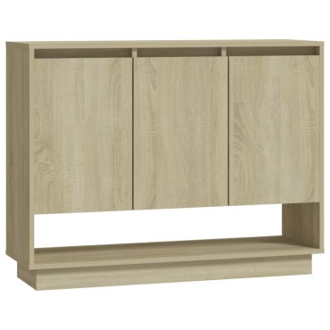 vidaXL Συρταριέρα Sonoma Δρυς 97x31x75cm Επεξεργασμένο Ξύλο 1 τεμ.