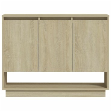 vidaXL Συρταριέρα Sonoma Δρυς 97x31x75cm Επεξεργασμένο Ξύλο 1 τεμ.