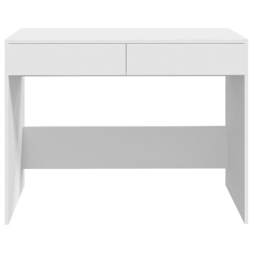 vidaXL Γραφείο Λευκό 101x50x76,5cm από Επεξεργασμένο Ξύλο 1 τεμ.