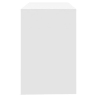 vidaXL Γραφείο Λευκό 101x50x76,5cm από Επεξεργασμένο Ξύλο 1 τεμ.