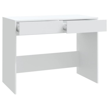 vidaXL Γραφείο Λευκό 101x50x76,5cm από Επεξεργασμένο Ξύλο 1 τεμ.