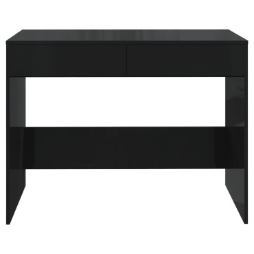 vidaXL Γραφείο Μαύρο 101x50x76,5cm από Επεξεργασμένο Ξύλο 1 τεμ.