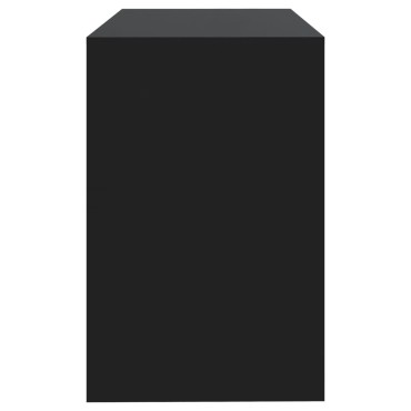 vidaXL Γραφείο Μαύρο 101x50x76,5cm από Επεξεργασμένο Ξύλο 1 τεμ.