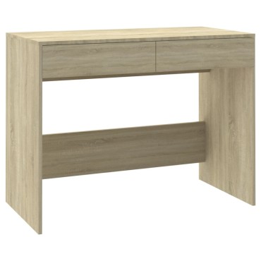 vidaXL Γραφείο Sonoma Δρυς 101x50x76,5cm από Επεξεργασμένο Ξύλο 1 τεμ.