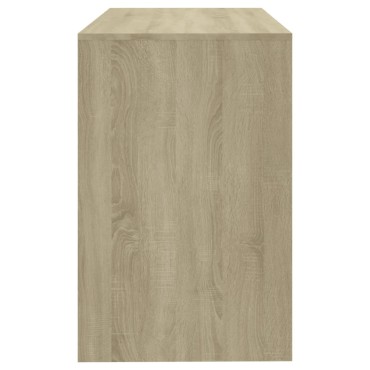 vidaXL Γραφείο Sonoma Δρυς 101x50x76,5cm από Επεξεργασμένο Ξύλο 1 τεμ.