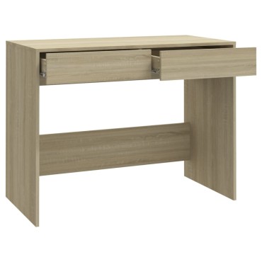 vidaXL Γραφείο Sonoma Δρυς 101x50x76,5cm από Επεξεργασμένο Ξύλο 1 τεμ.