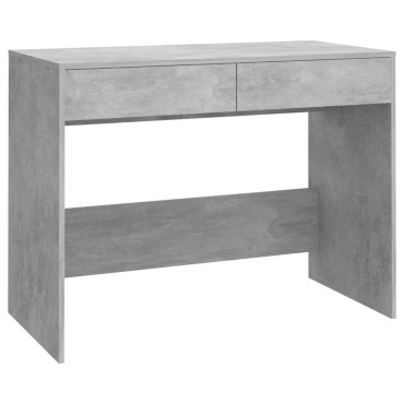 vidaXL Γραφείο Γκρι Σκυροδέματος 101x50x76,5cm Επεξεργασμένο Ξύλο 1 τεμ.