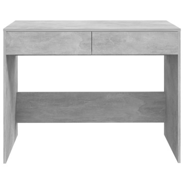 vidaXL Γραφείο Γκρι Σκυροδέματος 101x50x76,5cm Επεξεργασμένο Ξύλο 1 τεμ.