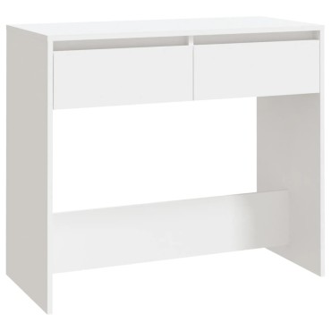 vidaXL Τραπέζι Κονσόλα Λευκό 89x41x76,5cm από Επεξεργασμένο Ξύλο 1 τεμ.