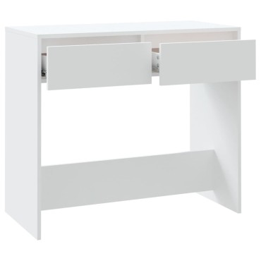 vidaXL Τραπέζι Κονσόλα Λευκό 89x41x76,5cm από Επεξεργασμένο Ξύλο 1 τεμ.