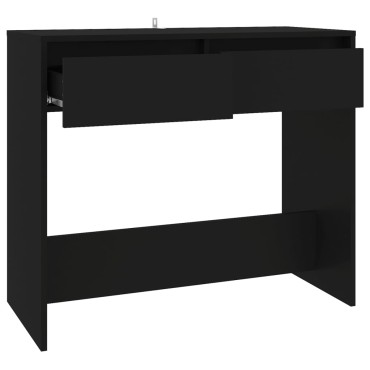 vidaXL Τραπεζάκι Κονσόλα Μαύρο 89x41x76,5cm από Μοριοσανίδα 1 τεμ.