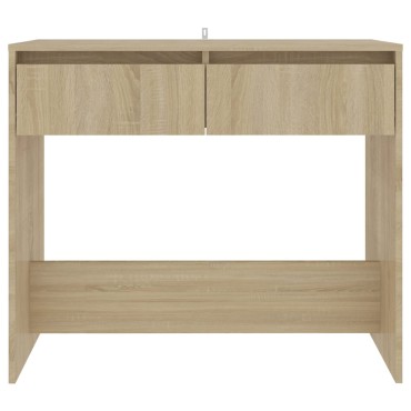 vidaXL Τραπέζι Κονσόλα Sonoma Δρυς 89x41x76,5cm Επεξεργασμένο Ξύλο 1 τεμ.