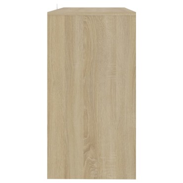 vidaXL Τραπέζι Κονσόλα Sonoma Δρυς 89x41x76,5cm Επεξεργασμένο Ξύλο 1 τεμ.