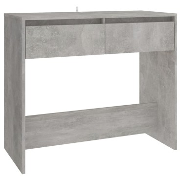 vidaXL Τραπεζάκι κονσόλα Γκρι Σκυρ. 89x41x76,5cm Επεξεργασμένο Ξύλο 1 τεμ.
