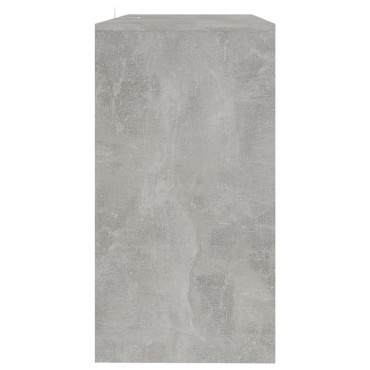 vidaXL Τραπεζάκι κονσόλα Γκρι Σκυρ. 89x41x76,5cm Επεξεργασμένο Ξύλο 1 τεμ.
