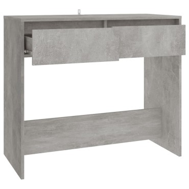 vidaXL Τραπεζάκι κονσόλα Γκρι Σκυρ. 89x41x76,5cm Επεξεργασμένο Ξύλο 1 τεμ.