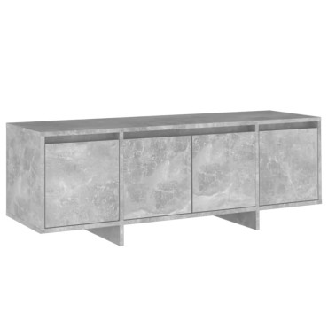 vidaXL Έπιπλο Τηλεόρασης Γκρι Σκυροδέματος 120x30x40,5cm Επεξ. Ξύλο