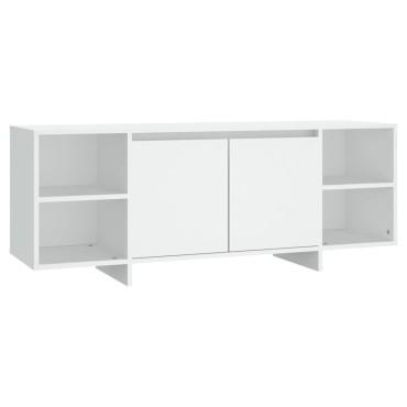 vidaXL Έπιπλο Τηλεόρασης Λευκό 130x35x50cm από Μοριοσανίδα