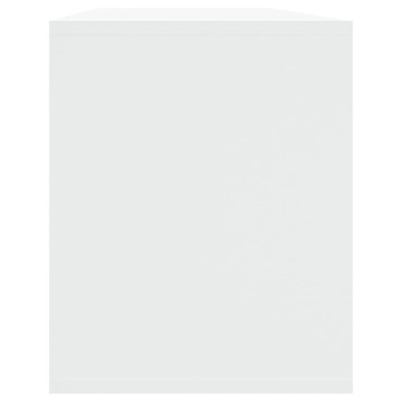 vidaXL Έπιπλο Τηλεόρασης Λευκό 130x35x50cm από Μοριοσανίδα