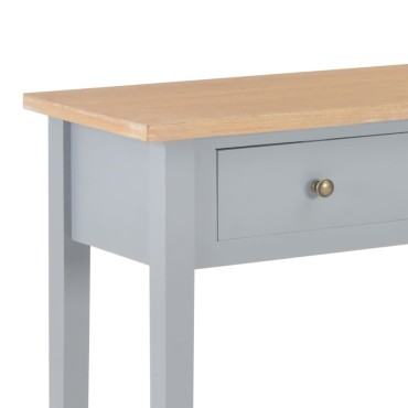 280054 vidaXL Dressing Console Table Grey 79x30x74cm Wood