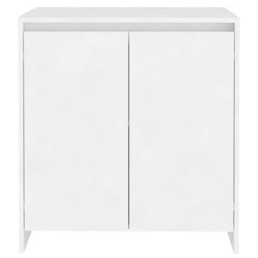 vidaXL Μπουφές Λευκός 70x41x75cm από Επεξεργασμένο Ξύλο 1 τεμ.