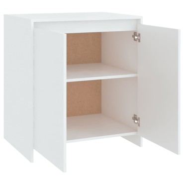 vidaXL Μπουφές Λευκός 70x41x75cm από Επεξεργασμένο Ξύλο 1 τεμ.