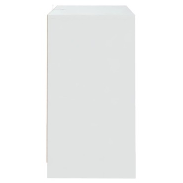 vidaXL Μπουφές Λευκός 70x41x75cm από Επεξεργασμένο Ξύλο 1 τεμ.