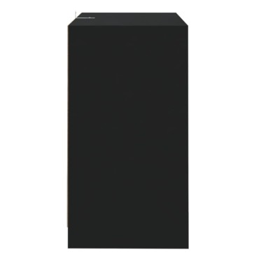 vidaXL Μπουφές Μαύρος 70x41x75cm από Επεξεργασμένο Ξύλο 1 τεμ.
