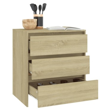 vidaXL Μπουφές Sonoma Δρυς 70x41x75cm από Επεξεργασμένο Ξύλο 1 τεμ.