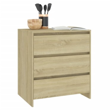 vidaXL Μπουφές Sonoma Δρυς 70x41x75cm από Επεξεργασμένο Ξύλο 1 τεμ.