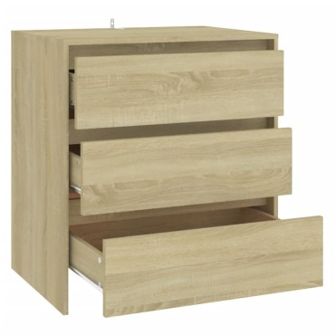 vidaXL Μπουφές Sonoma Δρυς 70x41x75cm από Επεξεργασμένο Ξύλο 1 τεμ.