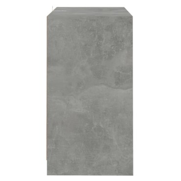 vidaXL Μπουφές Γκρι Σκυροδέματος 70x41x75cm Επεξεργασμένο Ξύλο 1 τεμ.