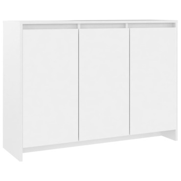 vidaXL Μπουφές Λευκός 102x33x75cm από Επεξ. Ξύλο 1 τεμ.