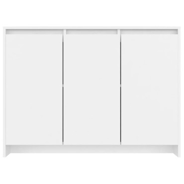 vidaXL Μπουφές Λευκός 102x33x75cm από Επεξ. Ξύλο 1 τεμ.