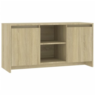 vidaXL Έπιπλο Τηλεόρασης Sonoma Δρυς 102x37,5x52,5cm Επεξεργ. Ξύλο