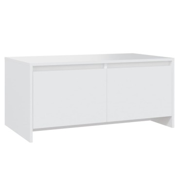 vidaXL Τραπεζάκι Σαλονιού Λευκό 90x50x41,5cm από Επεξ. Ξύλο 1 τεμ.