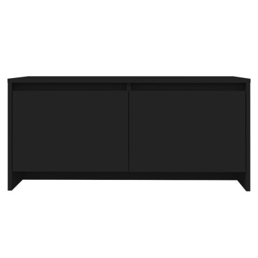 vidaXL Τραπεζάκι Σαλονιού Μαύρο 90x50x41,5cm Επεξεργασμένο Ξύλο 1 τεμ.