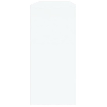 vidaXL Τραπέζι Κονσόλα Λευκό 100x35x76,5cm Επεξεργασμένο Ξύλο 1 τεμ.