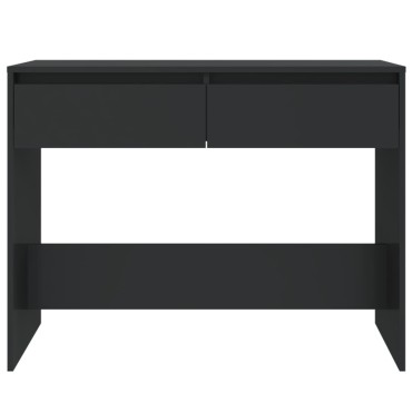 vidaXL Τραπέζι Κονσόλα Μαύρο 100x35x76,5cm Επεξεργασμένο Ξύλο 1 τεμ.