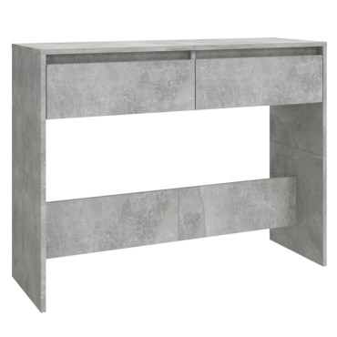vidaXL Τραπεζάκι κονσόλα Γκρι Σκυρ. 100x35x76,5cm Επεξεργασμένο Ξύλο 1 τεμ.