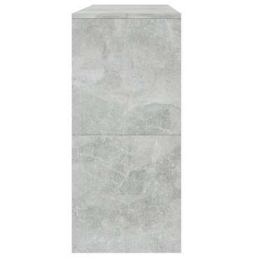 vidaXL Τραπεζάκι κονσόλα Γκρι Σκυρ. 100x35x76,5cm Επεξεργασμένο Ξύλο 1 τεμ.
