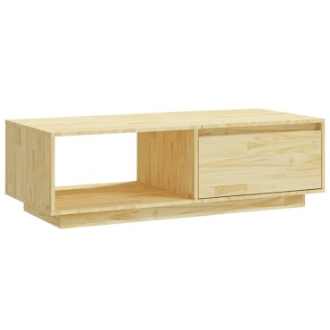 vidaXL Τραπεζάκι Σαλονιού 110x50x33,5cm από Μασίφ Ξύλο Πεύκου 1 τεμ.