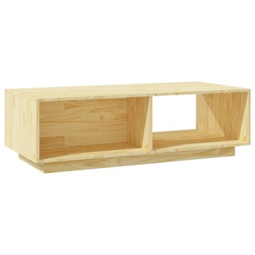 vidaXL Τραπεζάκι Σαλονιού 110x50x33,5cm από Μασίφ Ξύλο Πεύκου 1 τεμ.